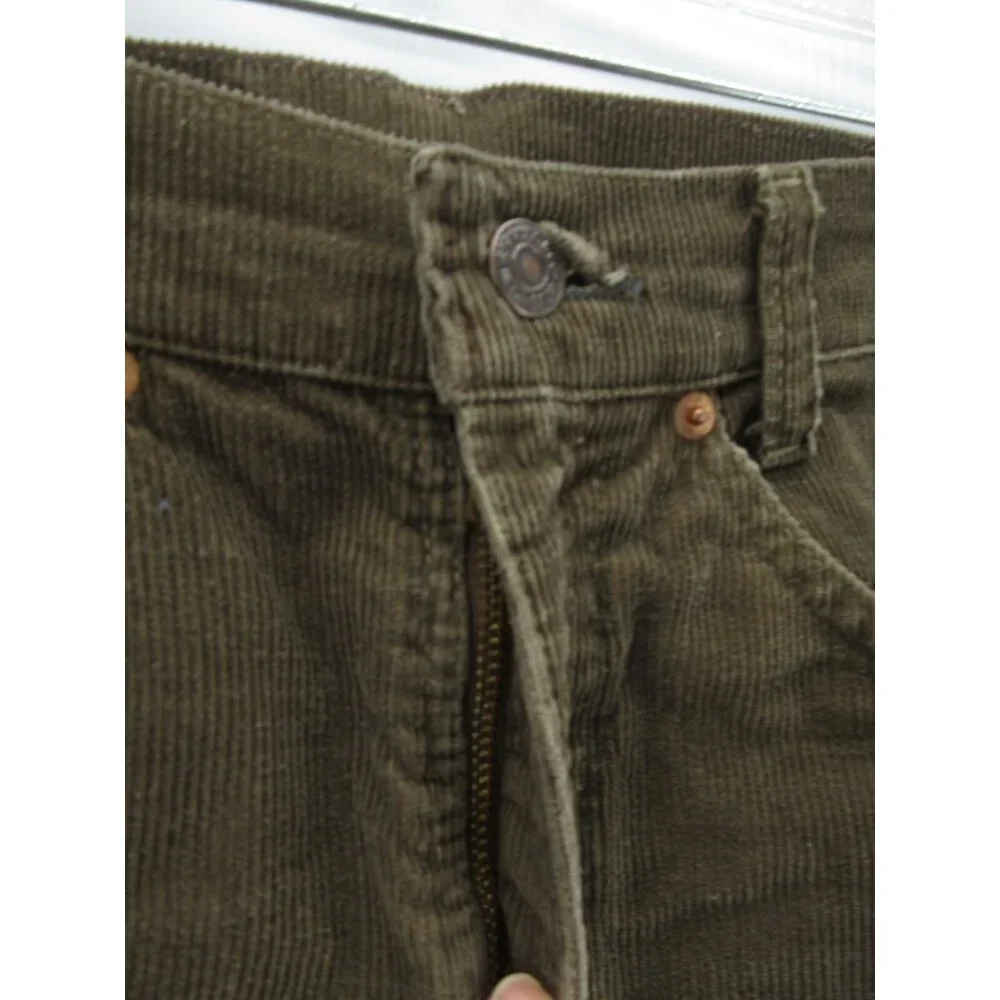 VINTAGE Levis Jeans 25X30 Student 715 1529 Corduroy Pants 80s USA *